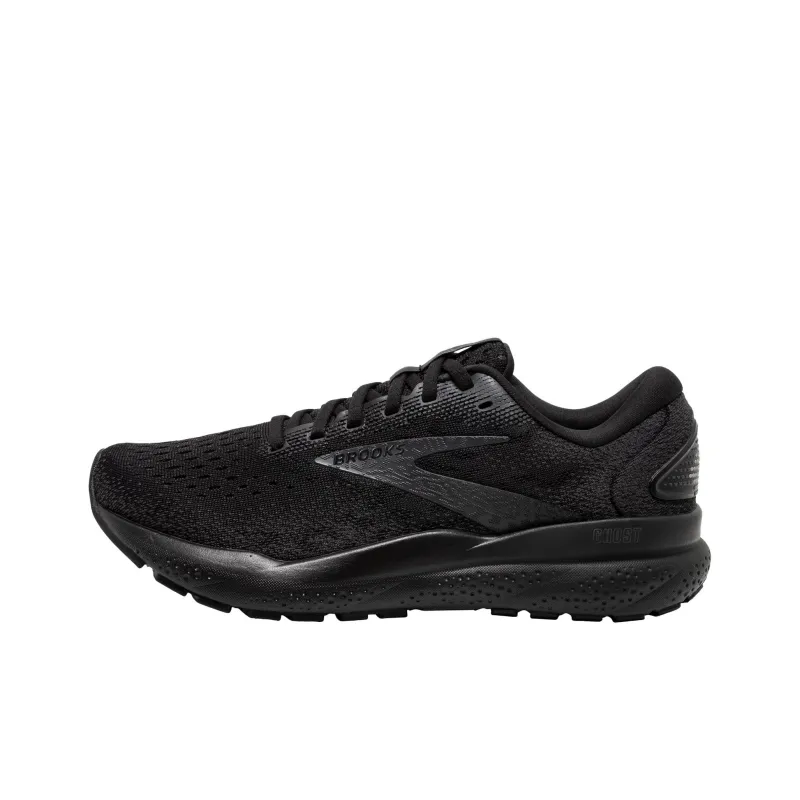 Brooks Anti Slip Wear Resistant Low Top Running Shoes Women's Black-0