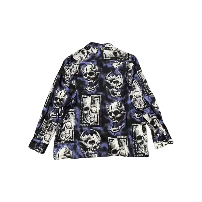 WACKO MARIA Shirts Men Marine Blue-1