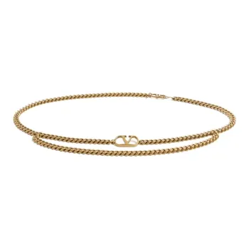 Valentino Brass Waist Chains Women's Gold  