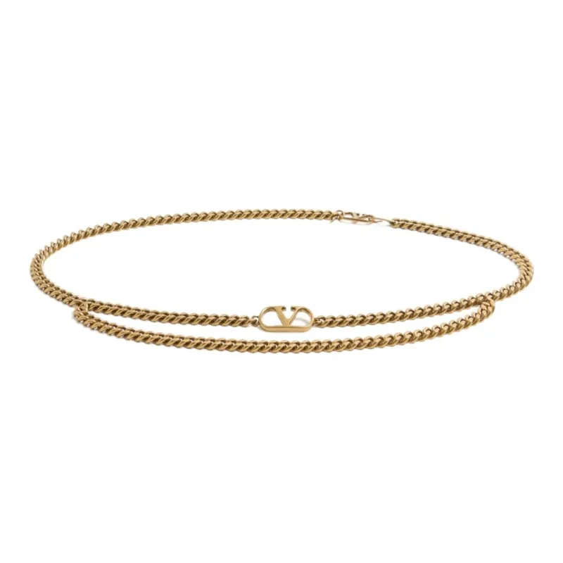 Valentino Brass Waist Chains Women's Gold  -0