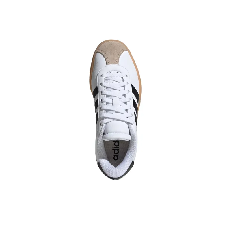 Adidas Anti Slip Wear Resistant Low Top Kids' Skateboarding Shoes White Black Teenagers-3