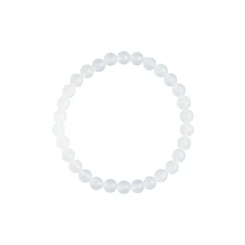 Clear Snow Bracelets White Jade Unisex
