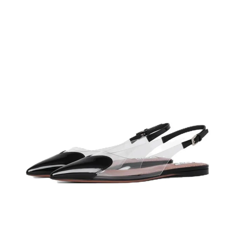 Alaia LE CŒUR Casual Single Shoes Women's Black-4