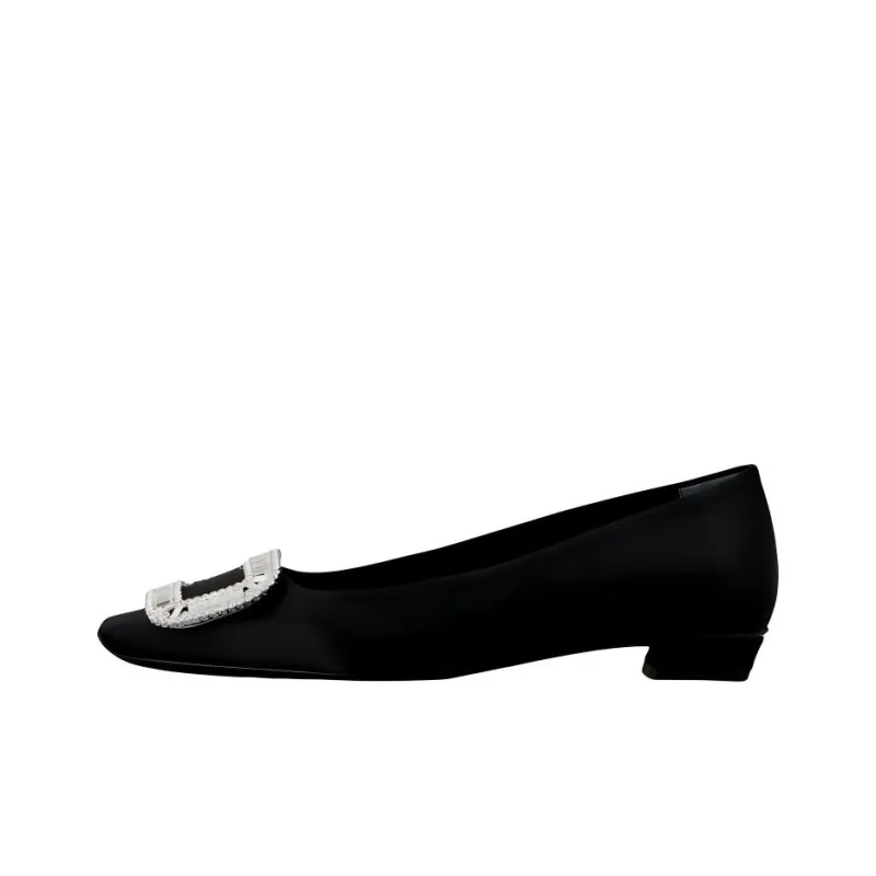 Roger Vivier Belle Vivier Casual Single Shoes Women's Black-0