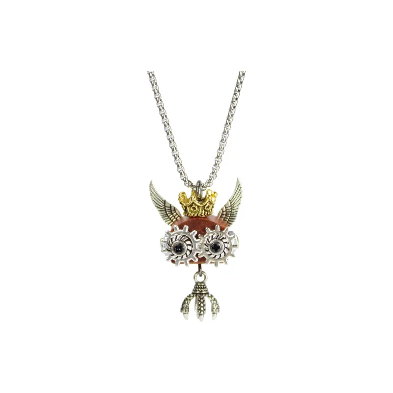 Wood Devil Stable Wooden Necklaces Unisex-3