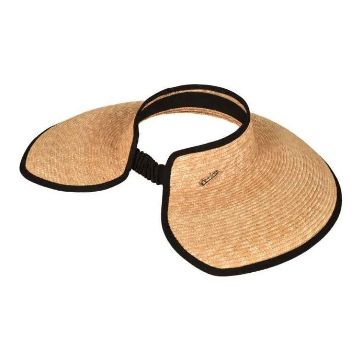 Borsalino Straw Metal Hats & Caps Women's Beige-1