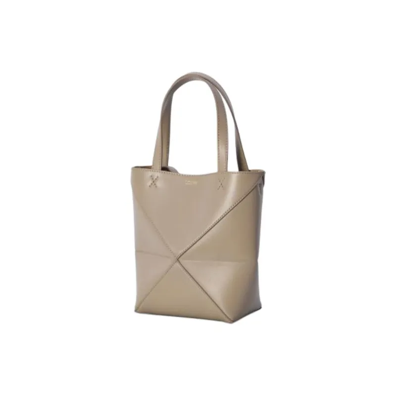 LOEWE Puzzle Fold Calfskin Shoulder Bag, Crossbody Bag, Handbag Mini Women's Sand-1