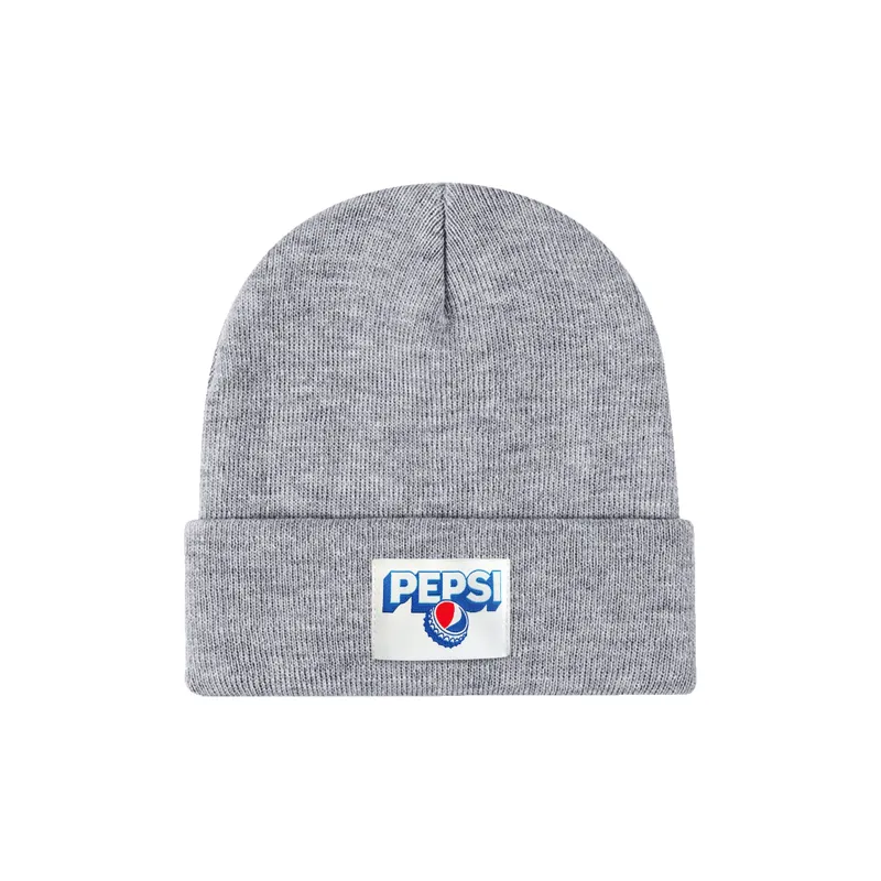 Pepsi Acrylic Beanies Unisex Black Caramel-21