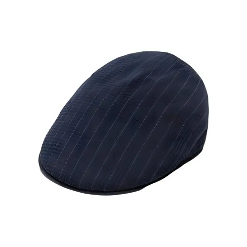 Borsalino Wool, Cotton Berets Men's Blue