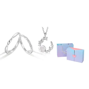 JOYDINNY S999 Fine Silver Rings Unisex