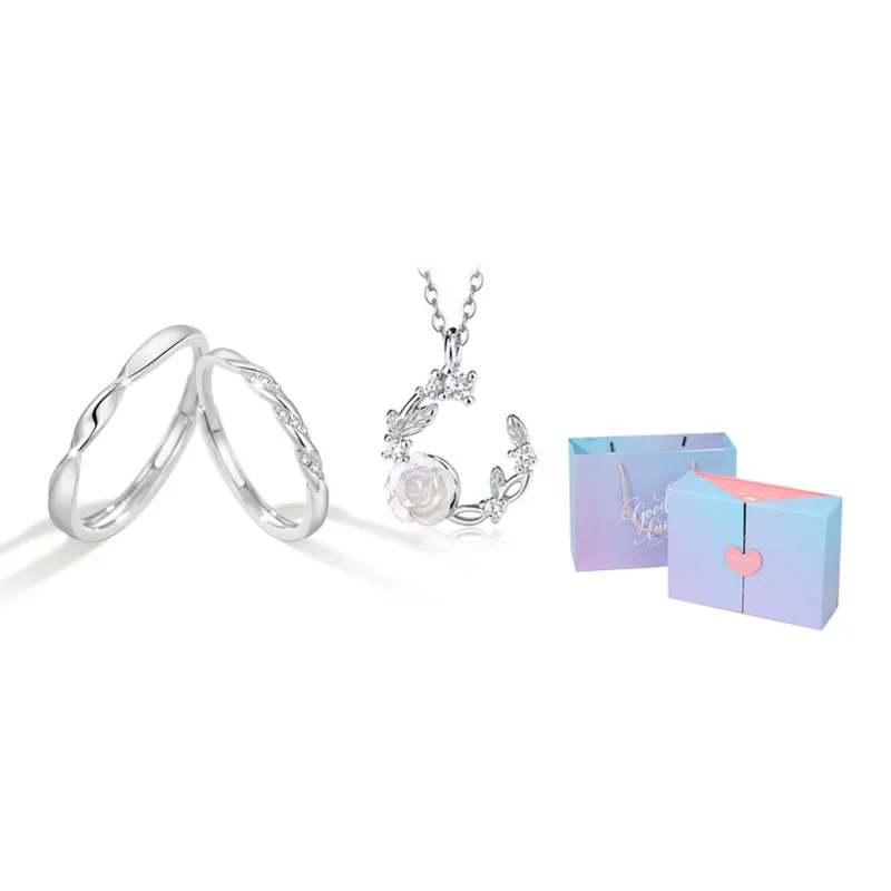 JOYDINNY S999 Fine Silver Rings Unisex-0