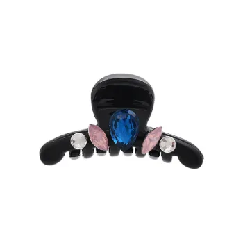 ROYALSASA Acrylic Faux Crystal Hair Claw Clip Women's