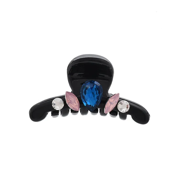 ROYALSASA Acrylic, Faux Crystal Hair Claw Clip Women's-0