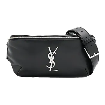 SAINT LAURENT Classic Belt Bag Monogram Black
