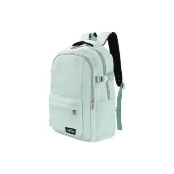 FINDINGS Polyester Backpack Regular Unisex Black/Ecru/Turquoise