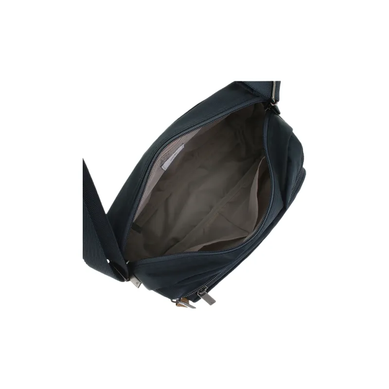 Ace. Fabric Shoulder Bag Crossbody Bag Small Size Unisex Black/Blue-4