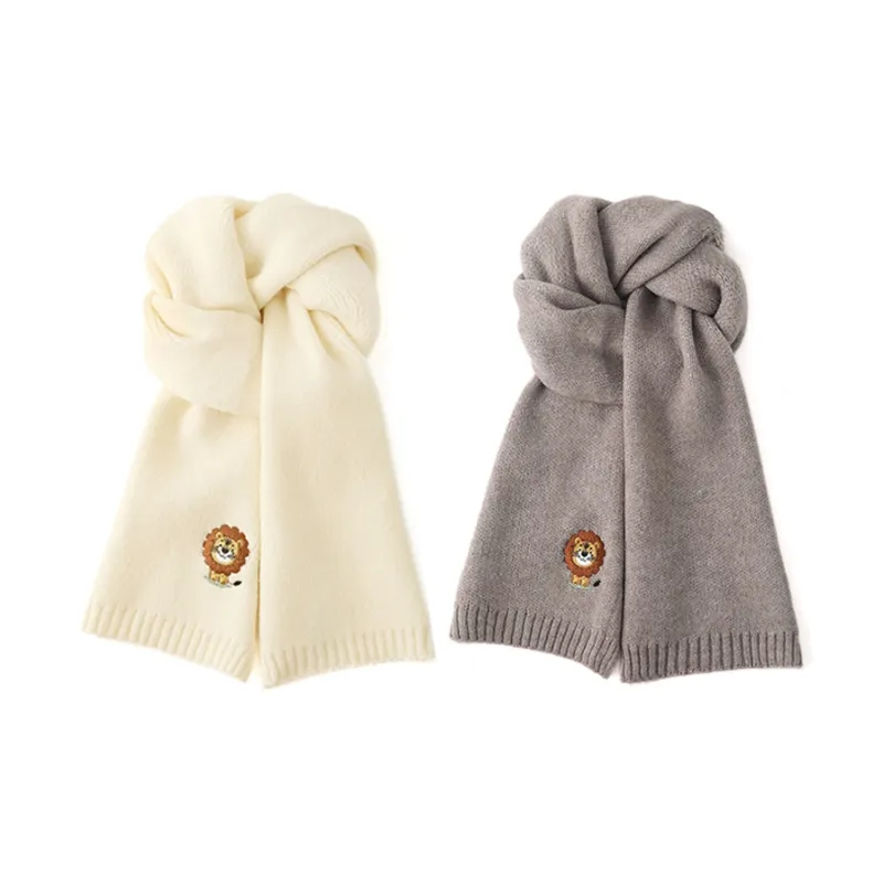 STUFFER Faux Cashmere Knit Scarves Unisex-11