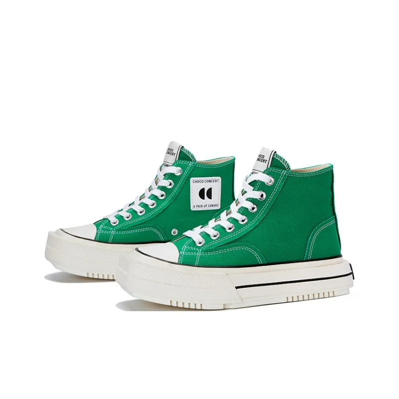 CHOCO CONCERT Canvas Shoes Unisex Canvas Green-3