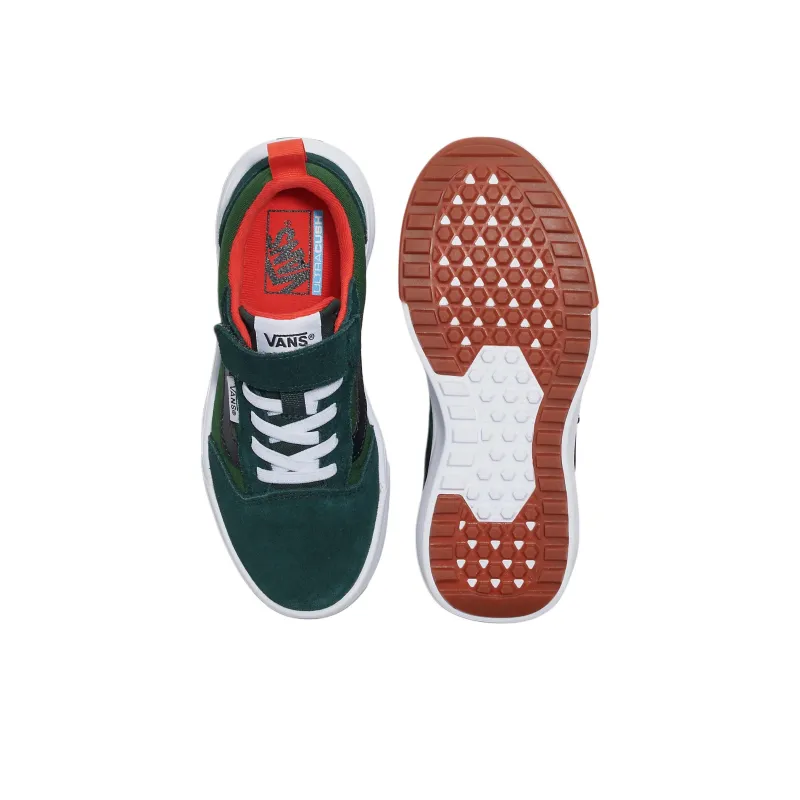Vans ULTRARANGE 66 V Anti Slip Wear Resistant Low Top Kids Lifestyle Shoes Green Kids'-3