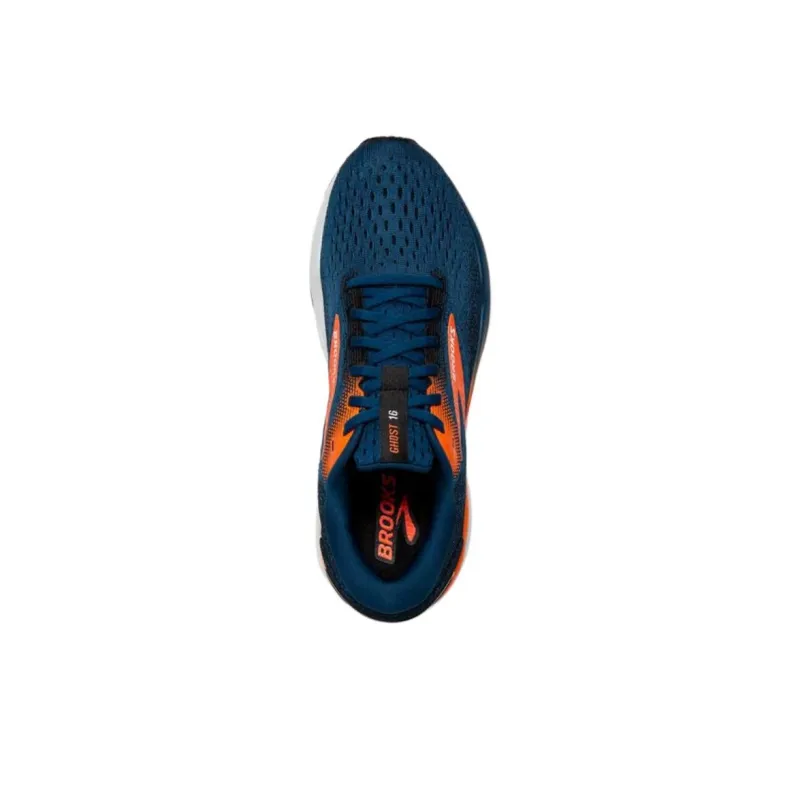 Brooks Anti Slip Wear Resistant Low Top Running Shoes Men's Blue-3