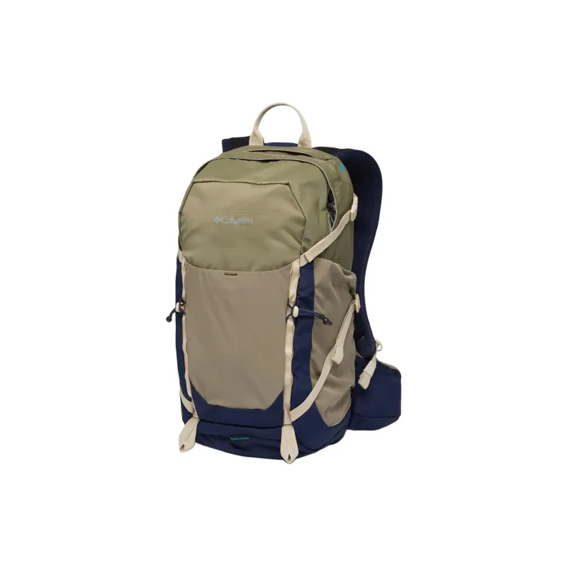 Columbia Polyester Outdoor Hiking Bag Backpacks Unisex Stone Green & Preppy Marine-0