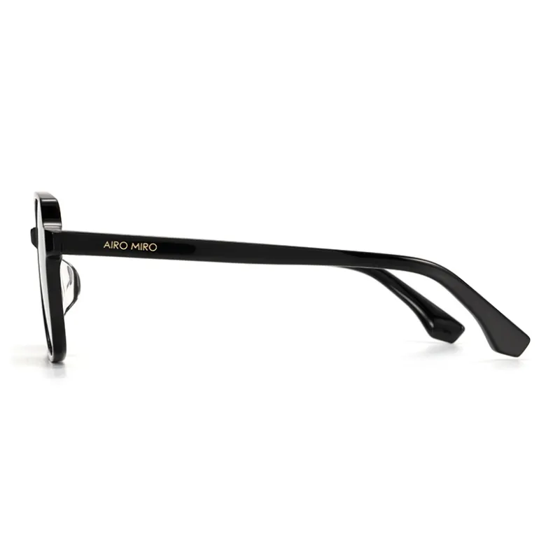 AIRO MIRO Plate Frame Square Oversized Frame Accentuates Face, Lightweight Sunglasses B3004 Unisex Pink-13