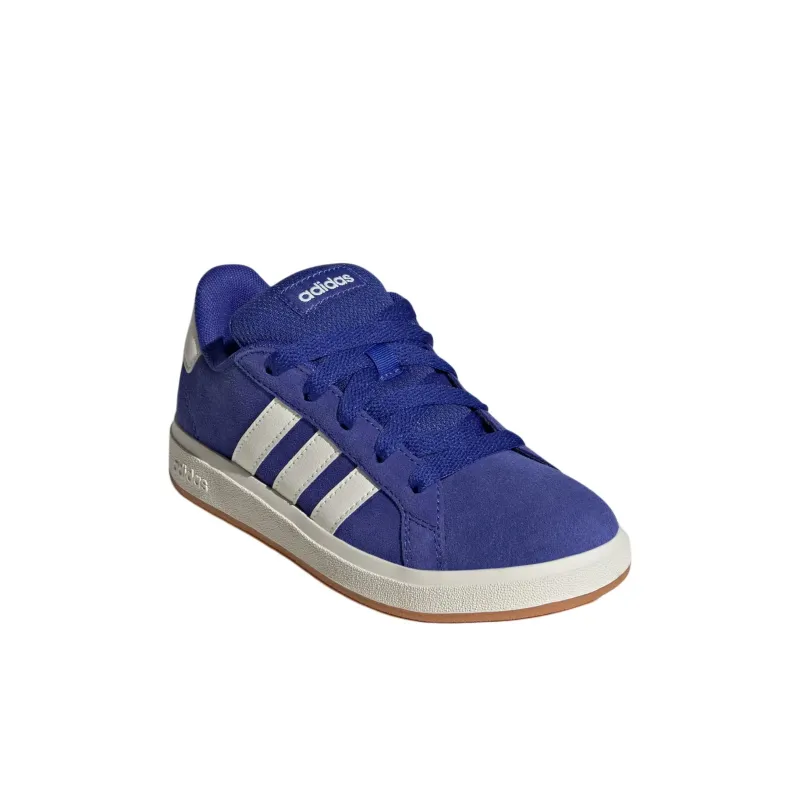 Adidas Anti Slip Wear Resistant Low Top Kids' Skateboarding Shoes Blue White Kids'-2