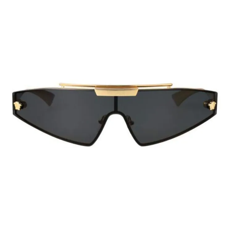 VERSACE Shield Frame Sunglasses-1