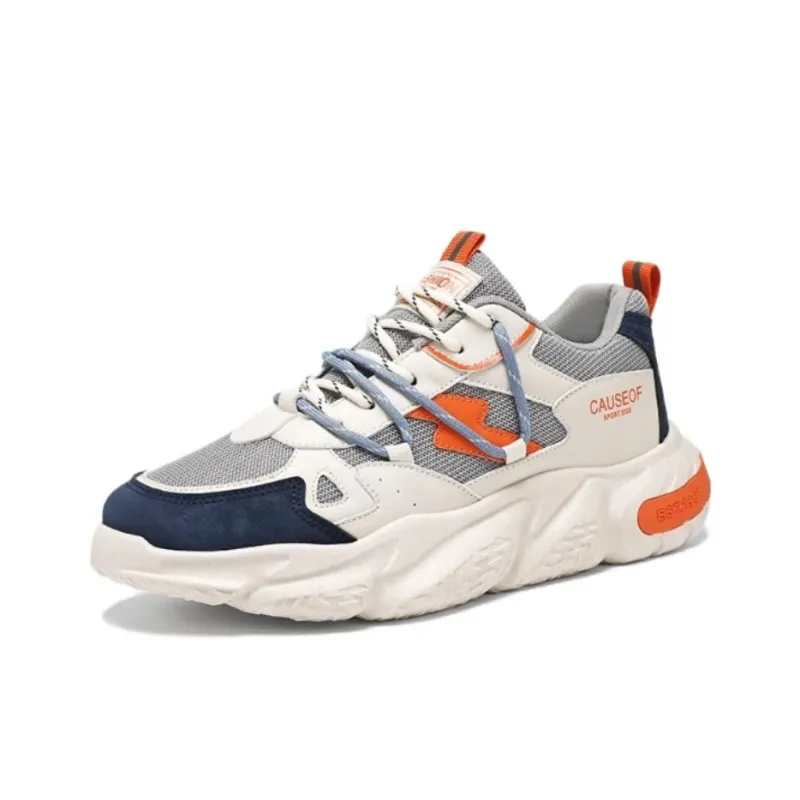 Topland Non-slip Support Low-Top Chunky Sneakers Men's-3