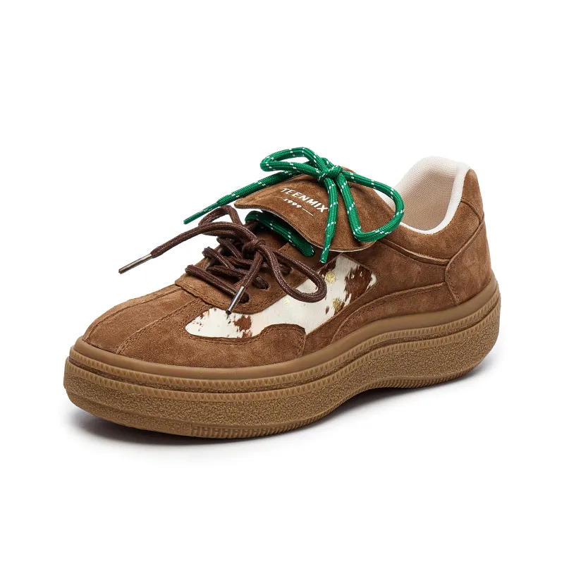 Teenmix Wave German Army Trainers Cushioning Lightweight Slip Resistant Low Top Casual Shoes Women's-11