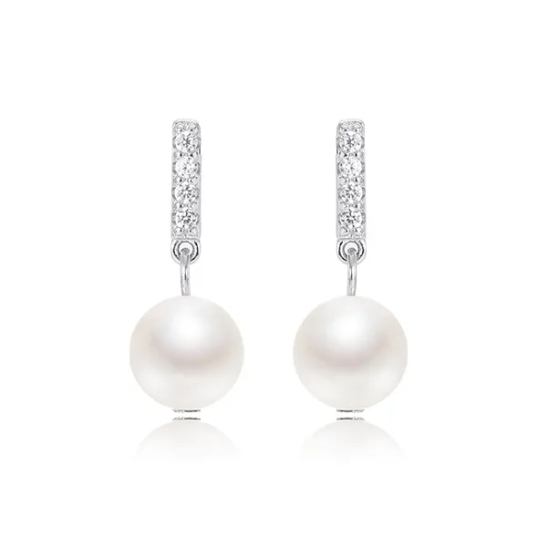 CUOOYINO 925 Sterling Silver Earrings Women's Silver-1
