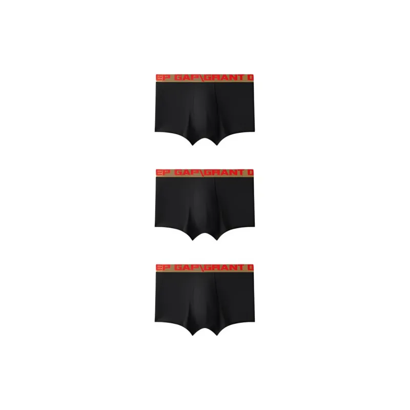 GXG Boxer Shorts Men's 3 Pack Black Red-0