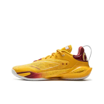 LiNing Flash Strike 11 Supportive And Elastic Low Top Basketball Shoes Men's Yellow