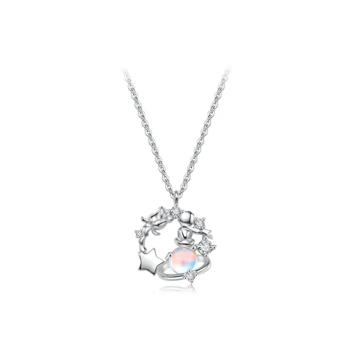 AGOVSKI S925 Silver Necklaces Women's