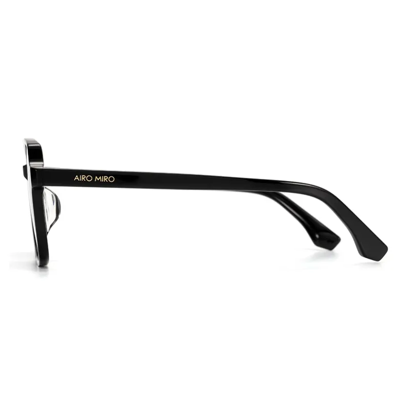 AIRO MIRO Plate Frame Square Oversized Frame Accentuates Face, Lightweight Sunglasses B3004 Unisex Pink-19