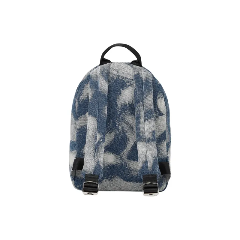 KARL LAGERFELD / Karl Lagerfeld Jeans Logo patch Denim Backpack-1