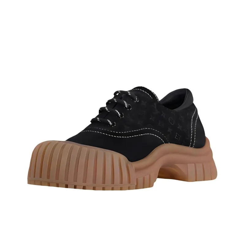 LOUIS VUITTON Ruby Casual Single Shoes Women's Black-0