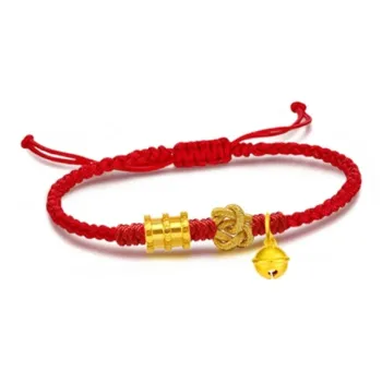Old Qingyun Silver Building Gold Bracelet Unisex