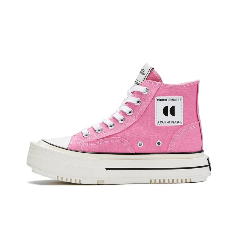 CHOCO CONCERT Canvas Shoes Unisex Pink-1