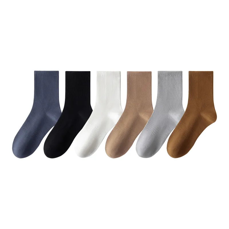 Caramella Mid-Calf Socks Unisex 6 Pack-11