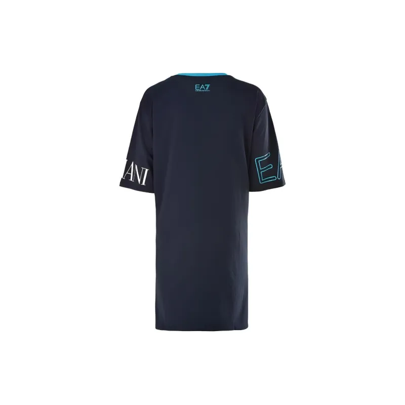 EMPORIO ARMANI Short Sleeved Dresses Women's Dark Blue-1