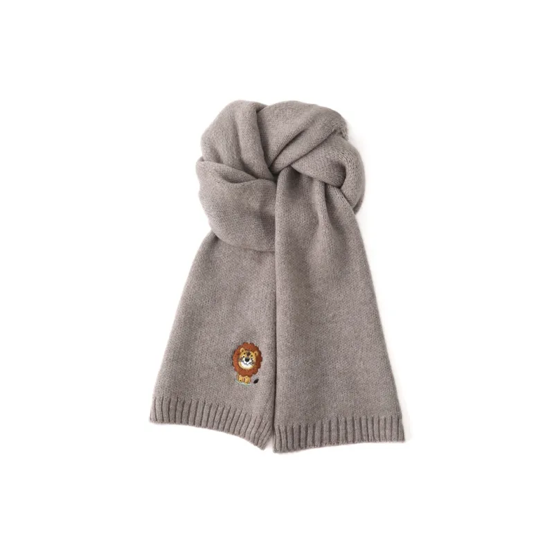 STUFFER Faux Cashmere Knit Scarves Unisex-7