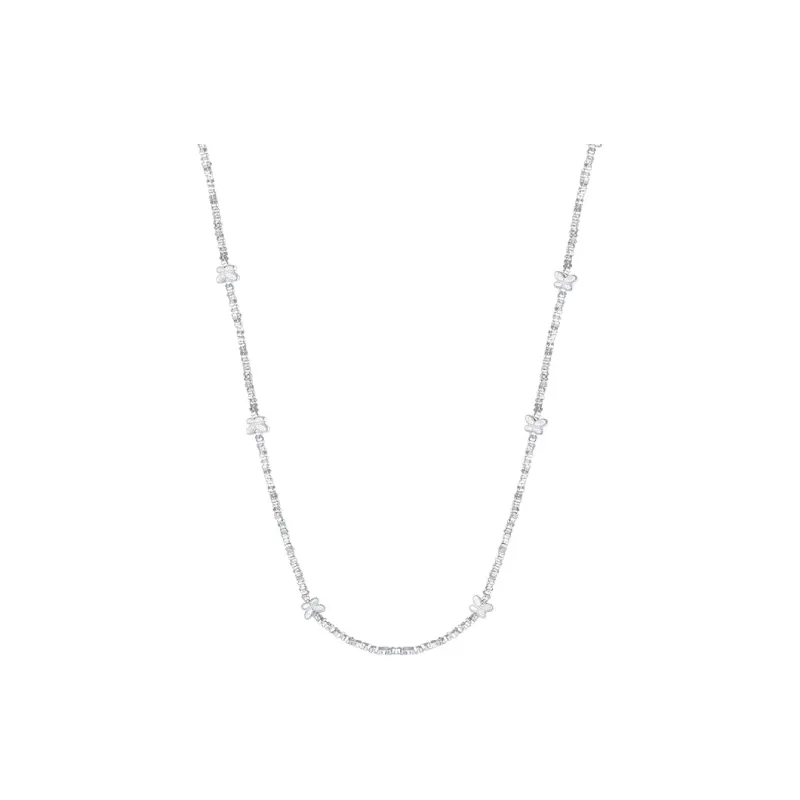 Heart Grass S925 Silver Necklaces Women's-0