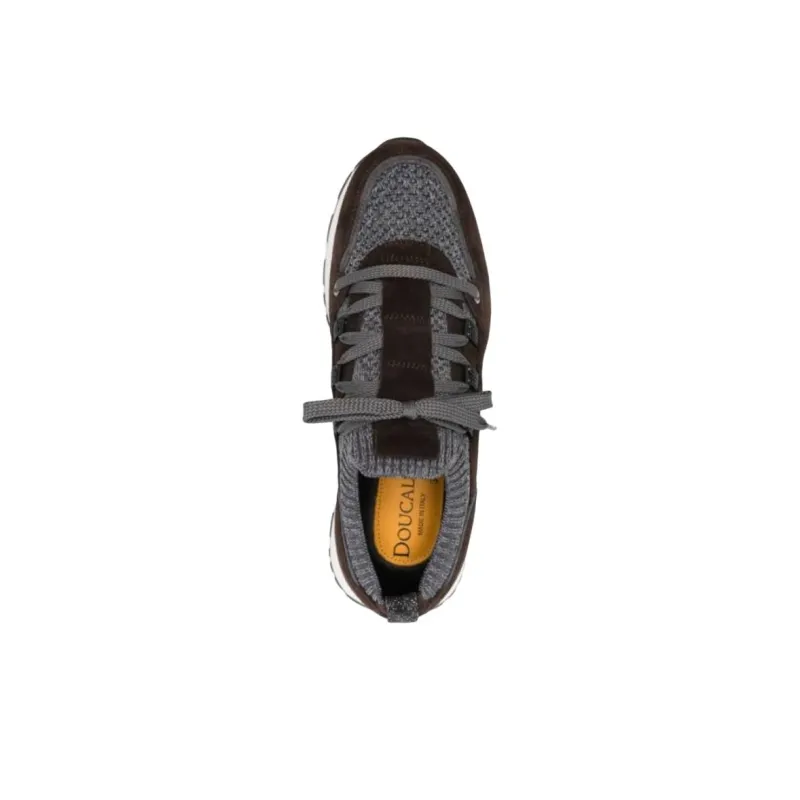 DOUCAL'S Leather trim Sneakers Women's-4