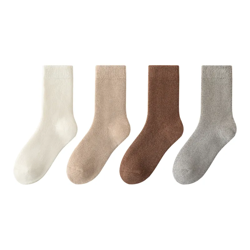 XXLLG Mid Calf Socks Women's 4 Pack-6