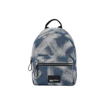 KARL LAGERFELD / Karl Lagerfeld Jeans Logo patch Denim Backpack