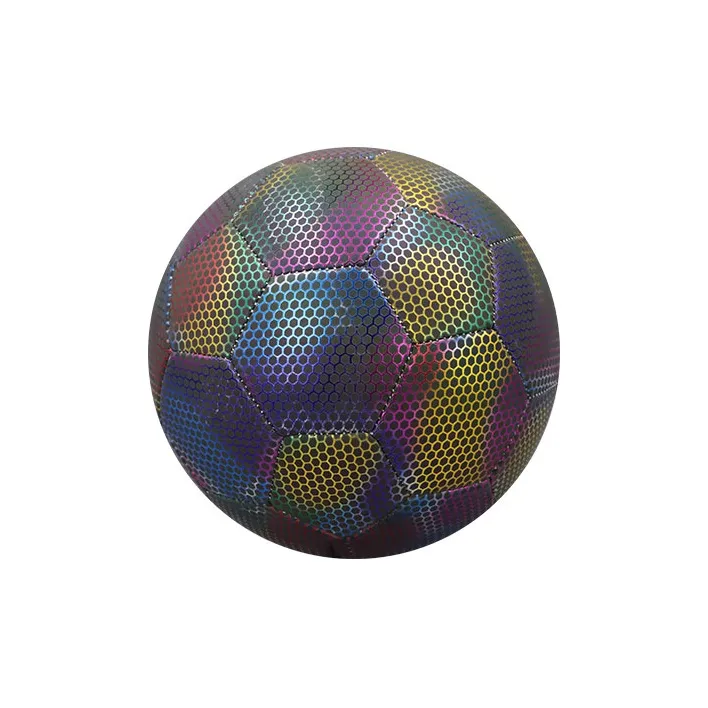 SIPAKESPORT Size 4 Ball No. 5 Soccer PU Unisex Honeycomb Rainbow-1