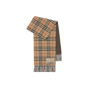 Burberry Reversible Checked Cashmere Scarf