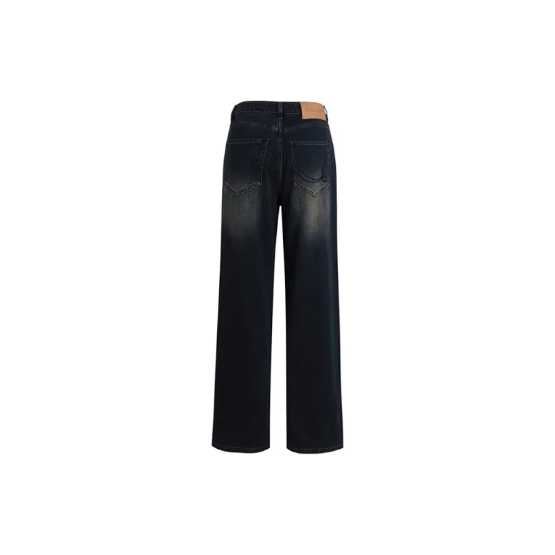 LIUREGALI Jeans Women's Navy Blue-1