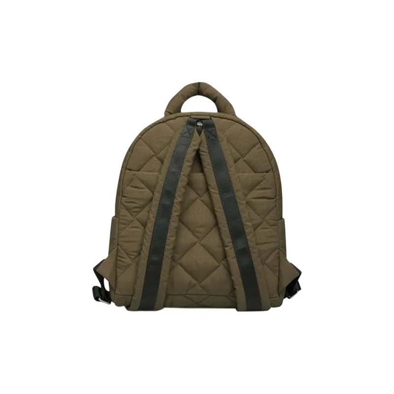 Brother Is Really Good Nylon Fabric Backpack Large Size Unisex Army Green/Black-2